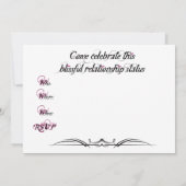 Gelukkig Single Kaart (Achterkant)