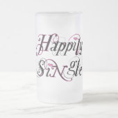 Gelukkig Single Matglas Bierpul (Center)