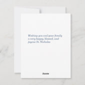 Gelukkig Sinterklaas Kaart (Achterkant)