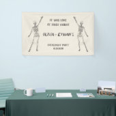 Gelukkig Skelet Verloving Feest Spandoek (Beurs)