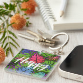 gelukkig sleutelhanger (Voorkant Rechts)