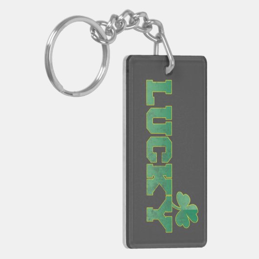 Gelukkig. Sleutelhanger (Voorkant Links)