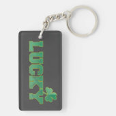 Gelukkig. Sleutelhanger (achterkant)