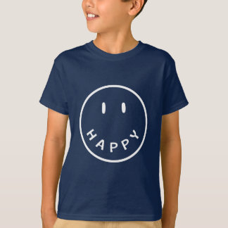 Gelukkig Smiley Gezicht Jongens T-Shirt