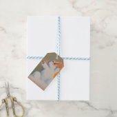" gelukkig sneeuwgriet " , morgen cadeaulabel (Met Touw)