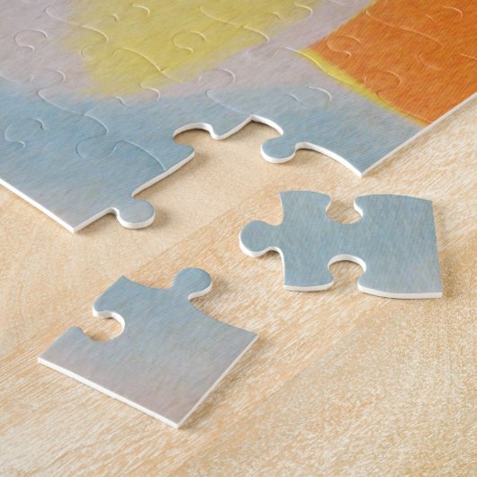 " gelukkig sneeuwgriet " , morgen legpuzzel (Zijkant)