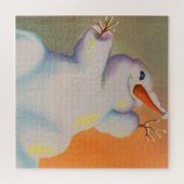 " gelukkig sneeuwgriet " , morgen legpuzzel (Horizontaal)