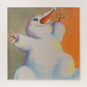 " gelukkig sneeuwgriet " , morgen legpuzzel (Verticaal)