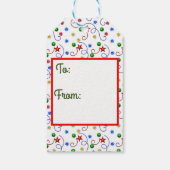 Gelukkig Sneeuwmannen Cadeaubijschrift Cadeaulabel (Achterkant)