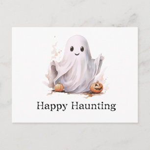 Gelukkig spoken leuk spook Halloween Feestdagenkaart