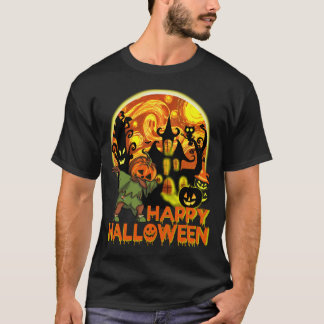 gelukkig-spook-halloween kostuum t-shirt