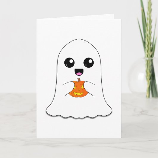 Gelukkig spook kaart (Voorkant)