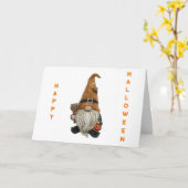 *GELUKKIG SPOOKEN EN PLEZIER HEBBEN** KAART (Gele Bloem)