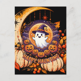 Gelukkig spooksel briefkaart