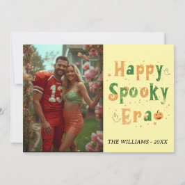 Gelukkig Spooky tijdperk kaart, Foto halloween 202 Kaart