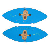 Gelukkig springend quokka cartoon design american football (Panelen)