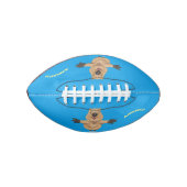 Gelukkig springend quokka cartoon design american football (Voorkant)