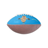 Gelukkig springend quokka cartoon design american football (Gedraaid 90)