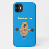 Gelukkig springend quokka cartoon design Case-Mate iPhone case (Achterkant)