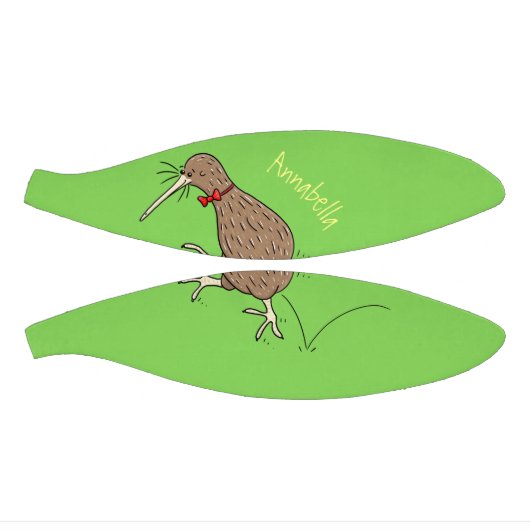 Gelukkig springkiwi met het ontwerp van de cartoon basketbal (Panelen)