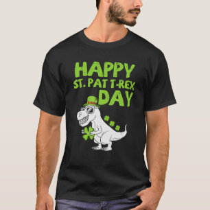 Gelukkig St Pat Trex Day Trex Funny St Patrick's D T-shirt