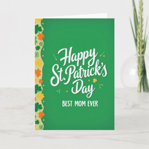 Gelukkig St. Patrick Beste Moeder Ooit Kaart