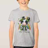 Gelukkig St. Patrick Kids T-shirt met achterkant a (Voorkant)