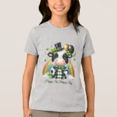 Gelukkig St. Patrick Kids T-shirt met achterkant a (Voorkant)