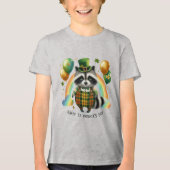 Gelukkig St. Patrick’s Kinder T-shirt met Achterka (Voorkant)