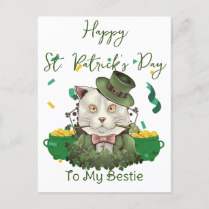 Gelukkig St. patrick's dag Lucky Shamrocks Simple Feestdagenkaart