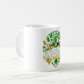 Gelukkig St. Patrick's Dag Mok – Lucky Shamrock Ko (Voorkant links)