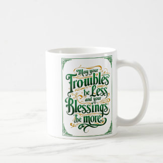 Gelukkig St. Patrick's Dag Motiverende Citaat Kled Koffiemok
