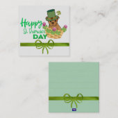 Gelukkig St. Patrick's Dag Notitiekaart Notitiekaartje (Voorkant / Achterkant)