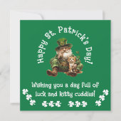 Gelukkig St. Patrick's Dag Wenskaart  Feestdagenkaart (Voorkant)