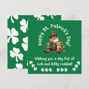 Gelukkig St. Patrick's Dag Wenskaart  Feestdagenkaart