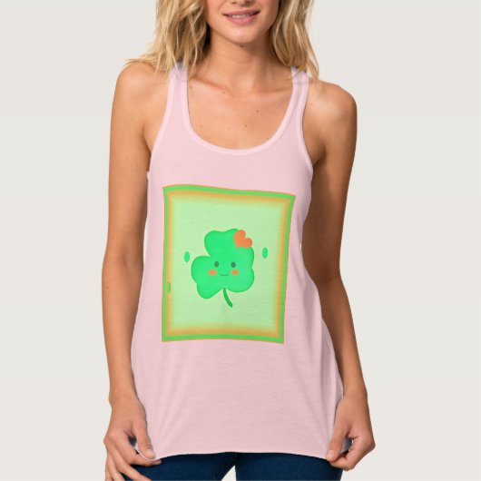 Gelukkig St. Patrick's Day. Bestel nu Tanktop (Voorkant)