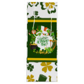 Gelukkig St. Patrick's Day-cadeautas Wijn Cadeautas (Voorkant)