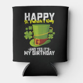 Gelukkig St Patrick's Day en ja, het is mijn verja Blikjeskoeler (Voorkant)