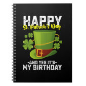 Gelukkig St Patrick's Day en ja, het is mijn verja Notitieboek (Voorkant)