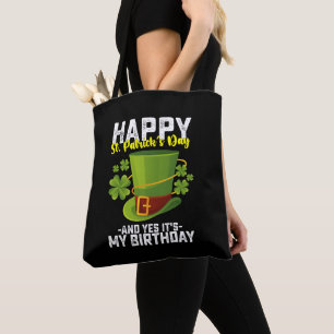 Gelukkig St Patrick's Day en ja, het is mijn verja Tote Bag