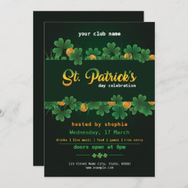 Gelukkig St. Patrick's Day Feestje Kaart