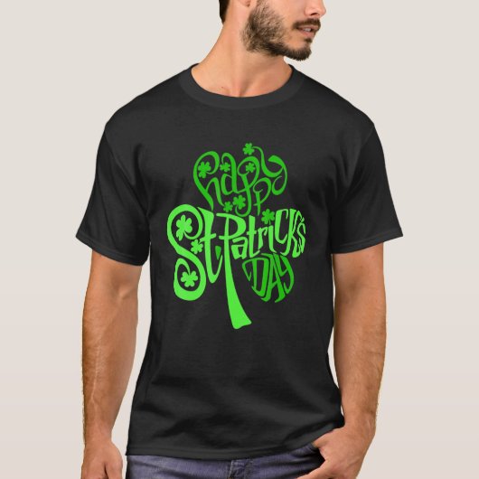 Gelukkig St. Patrick's Day Funny Saint Patrick Iri T-shirt (Voorkant)