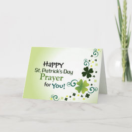 Gelukkig St. Patrick's Day Gebed voor u Kaart