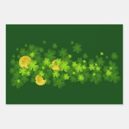 Gelukkig St. Patrick's Day. Inpakpapier Vel