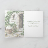 Gelukkig St. Patrick's Day kaart | Lucky Irish Cot (Binnen)