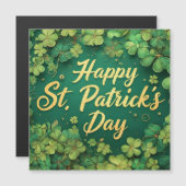 Gelukkig St. Patrick's Day Klaverontwerp (Voorkant / Achterkant)