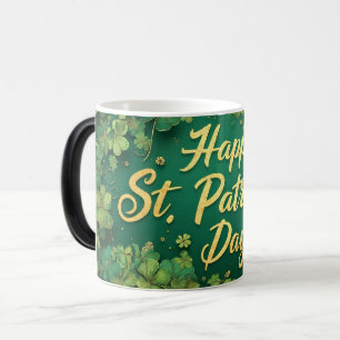 Gelukkig St. Patrick's Day Klaverontwerp Magische Mok