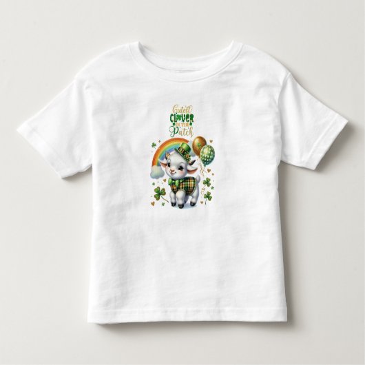 Gelukkig St. Patrick's Day Lamb Kinder Shirts (Voorkant)