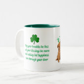 Gelukkig St. Patrick's Day Mok (Voorkant links)