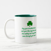 Gelukkig St. Patrick's Day Mok (Links)
